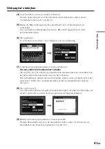 Предварительный просмотр 189 страницы Sony DCR-IP220E Network Operating Instructions