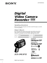 Preview for 1 page of Sony DCR-IP45 - Micromv Digital Camcorder Operating Instructions Manual