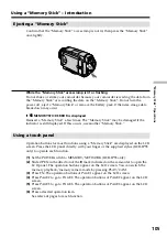 Предварительный просмотр 105 страницы Sony DCR-IP45 - Micromv Digital Camcorder Operating Instructions Manual