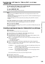 Preview for 127 page of Sony DCR-IP45 - Micromv Digital Camcorder Operating Instructions Manual