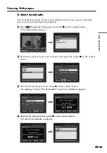 Preview for 59 page of Sony DCR-IP7BT - Network Handycam Ip User Manual