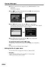 Preview for 62 page of Sony DCR-IP7BT - Network Handycam Ip User Manual