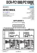 Предварительный просмотр 82 страницы Sony DCR-PC1000 Service Manual