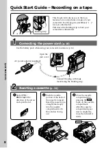 Preview for 8 page of Sony DCR PC101 - Handycam Camcorder - 1.0 Megapixel Operating Instructions Manual