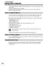 Preview for 12 page of Sony DCR PC101 - Handycam Camcorder - 1.0 Megapixel Operating Instructions Manual