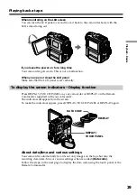 Preview for 39 page of Sony DCR PC101 - Handycam Camcorder - 1.0 Megapixel Operating Instructions Manual