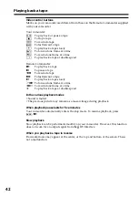 Preview for 42 page of Sony DCR PC101 - Handycam Camcorder - 1.0 Megapixel Operating Instructions Manual