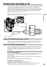 Preview for 43 page of Sony DCR PC101 - Handycam Camcorder - 1.0 Megapixel Operating Instructions Manual