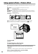 Preview for 56 page of Sony DCR PC101 - Handycam Camcorder - 1.0 Megapixel Operating Instructions Manual