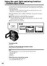 Preview for 64 page of Sony DCR PC101 - Handycam Camcorder - 1.0 Megapixel Operating Instructions Manual