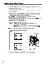 Preview for 70 page of Sony DCR PC101 - Handycam Camcorder - 1.0 Megapixel Operating Instructions Manual