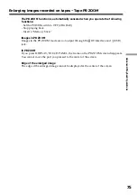 Preview for 75 page of Sony DCR PC101 - Handycam Camcorder - 1.0 Megapixel Operating Instructions Manual