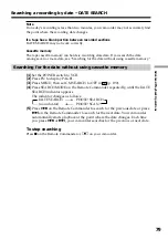 Preview for 79 page of Sony DCR PC101 - Handycam Camcorder - 1.0 Megapixel Operating Instructions Manual