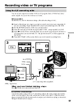 Preview for 97 page of Sony DCR PC101 - Handycam Camcorder - 1.0 Megapixel Operating Instructions Manual