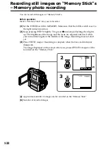 Preview for 122 page of Sony DCR PC101 - Handycam Camcorder - 1.0 Megapixel Operating Instructions Manual