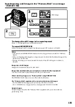 Preview for 135 page of Sony DCR PC101 - Handycam Camcorder - 1.0 Megapixel Operating Instructions Manual