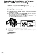 Preview for 136 page of Sony DCR PC101 - Handycam Camcorder - 1.0 Megapixel Operating Instructions Manual