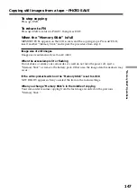 Preview for 147 page of Sony DCR PC101 - Handycam Camcorder - 1.0 Megapixel Operating Instructions Manual