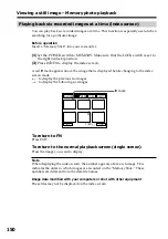 Preview for 150 page of Sony DCR PC101 - Handycam Camcorder - 1.0 Megapixel Operating Instructions Manual