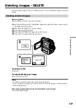 Preview for 157 page of Sony DCR PC101 - Handycam Camcorder - 1.0 Megapixel Operating Instructions Manual