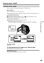 Preview for 159 page of Sony DCR PC101 - Handycam Camcorder - 1.0 Megapixel Operating Instructions Manual