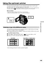 Preview for 161 page of Sony DCR PC101 - Handycam Camcorder - 1.0 Megapixel Operating Instructions Manual