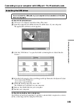 Preview for 181 page of Sony DCR PC101 - Handycam Camcorder - 1.0 Megapixel Operating Instructions Manual