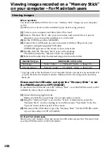 Preview for 182 page of Sony DCR PC101 - Handycam Camcorder - 1.0 Megapixel Operating Instructions Manual