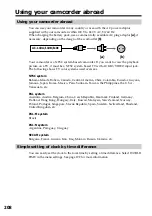 Preview for 208 page of Sony DCR PC101 - Handycam Camcorder - 1.0 Megapixel Operating Instructions Manual