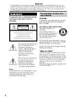 Preview for 2 page of Sony DCR PC105 - Handycam Camcorder - 1.0 MP Operating Instructions Manual