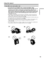 Preview for 13 page of Sony DCR PC105 - Handycam Camcorder - 1.0 MP Operating Instructions Manual