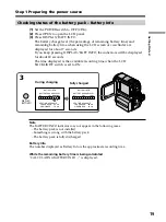 Preview for 19 page of Sony DCR PC105 - Handycam Camcorder - 1.0 MP Operating Instructions Manual