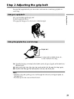 Preview for 21 page of Sony DCR PC105 - Handycam Camcorder - 1.0 MP Operating Instructions Manual