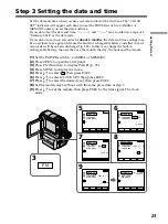 Preview for 23 page of Sony DCR PC105 - Handycam Camcorder - 1.0 MP Operating Instructions Manual