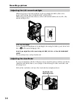 Preview for 34 page of Sony DCR PC105 - Handycam Camcorder - 1.0 MP Operating Instructions Manual