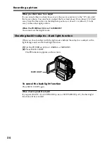 Preview for 36 page of Sony DCR PC105 - Handycam Camcorder - 1.0 MP Operating Instructions Manual