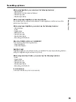 Preview for 39 page of Sony DCR PC105 - Handycam Camcorder - 1.0 MP Operating Instructions Manual