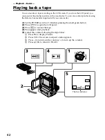 Preview for 42 page of Sony DCR PC105 - Handycam Camcorder - 1.0 MP Operating Instructions Manual