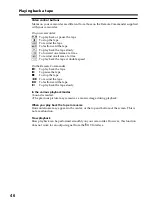 Preview for 46 page of Sony DCR PC105 - Handycam Camcorder - 1.0 MP Operating Instructions Manual