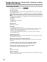 Preview for 50 page of Sony DCR PC105 - Handycam Camcorder - 1.0 MP Operating Instructions Manual