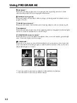 Preview for 64 page of Sony DCR PC105 - Handycam Camcorder - 1.0 MP Operating Instructions Manual