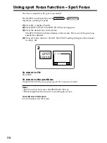 Preview for 70 page of Sony DCR PC105 - Handycam Camcorder - 1.0 MP Operating Instructions Manual