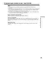 Preview for 79 page of Sony DCR PC105 - Handycam Camcorder - 1.0 MP Operating Instructions Manual