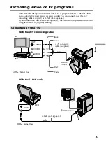 Preview for 97 page of Sony DCR PC105 - Handycam Camcorder - 1.0 MP Operating Instructions Manual