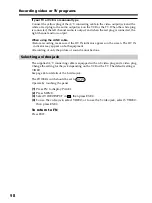 Preview for 98 page of Sony DCR PC105 - Handycam Camcorder - 1.0 MP Operating Instructions Manual