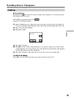 Preview for 99 page of Sony DCR PC105 - Handycam Camcorder - 1.0 MP Operating Instructions Manual