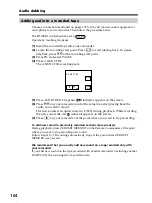 Preview for 104 page of Sony DCR PC105 - Handycam Camcorder - 1.0 MP Operating Instructions Manual