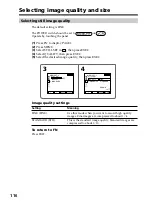 Preview for 116 page of Sony DCR PC105 - Handycam Camcorder - 1.0 MP Operating Instructions Manual