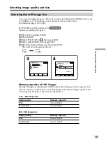 Предварительный просмотр 117 страницы Sony DCR PC105 - Handycam Camcorder - 1.0 MP Operating Instructions Manual