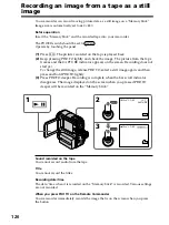 Preview for 126 page of Sony DCR PC105 - Handycam Camcorder - 1.0 MP Operating Instructions Manual